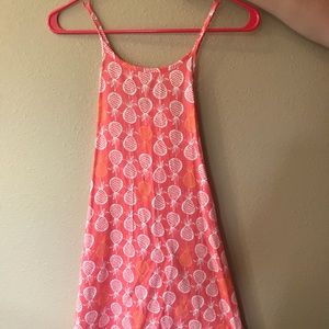 Pineapple dress.